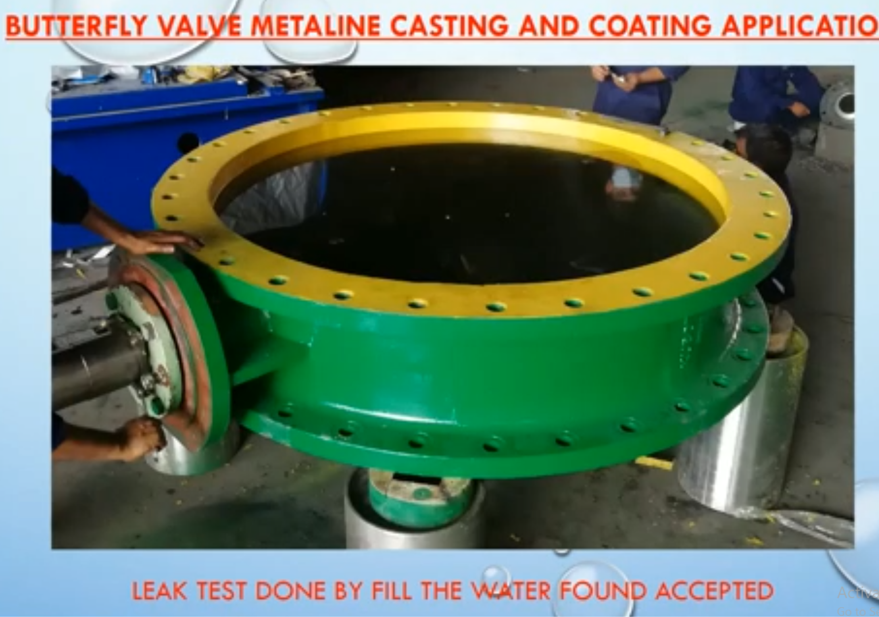 MetaLine Coating on Butterfly Valve — High Wear & Corrosion Protection Image